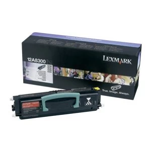 Image of Lexmark 12A8300 Black Laser Toner Ink Cartridge