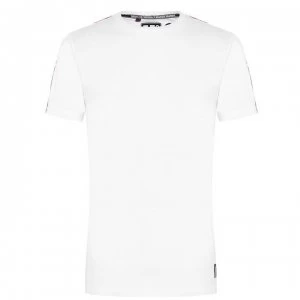 Image of 11 Degrees Southpaw T Shirt - White/Red