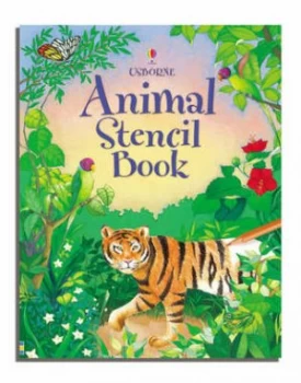 Image of Animal Stencil Book by Ruth Brocklehurst Hardback