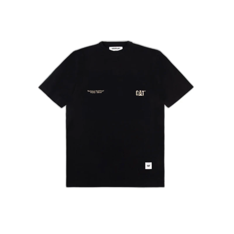 Image of Caterpillar T-Shirt Caterpillar Small Logo Noir Unisex S