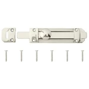 Image of BQ Satin Nickel Brass Flat Bolt L152mm