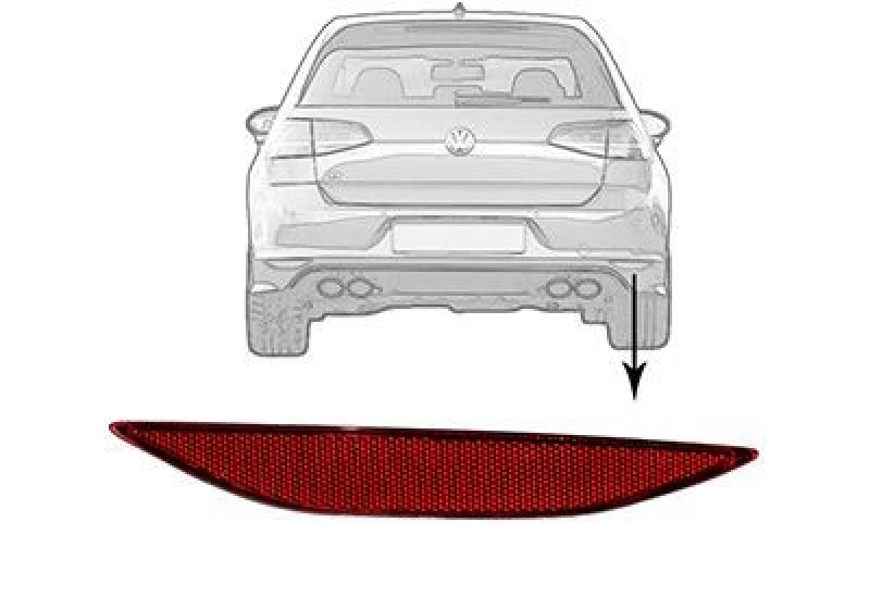 Image of VAN WEZEL Reflex Reflector VAN WEZEL 5763940