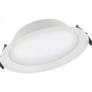 image of LEDVANCE 4058075091498 DOWNLIGHT ALU LED bathroom recessed light 25 W Warm White