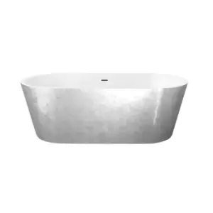 Image of Elementa Blair Acrylic Freestanding Bath 1495 x 745 - Silver