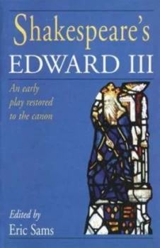 Image of Shakespeares Edward Iii by William Shakespeare Hardback