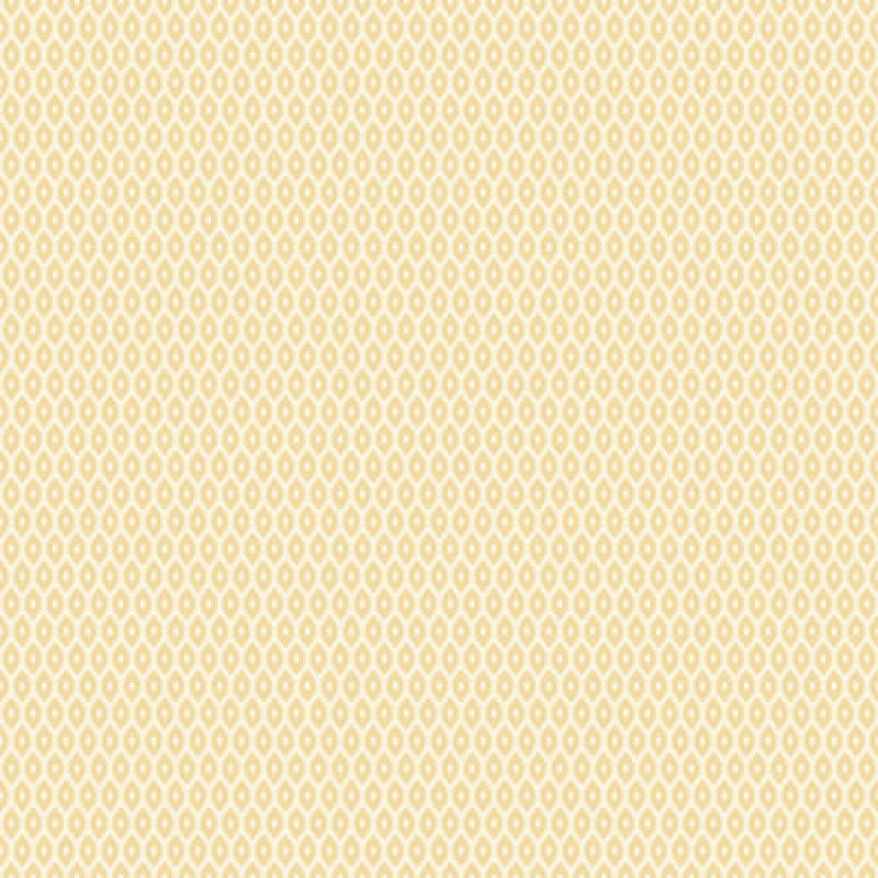 Image of Hoopla Walls Tiny Ogee - Straw 10M Wallpaper