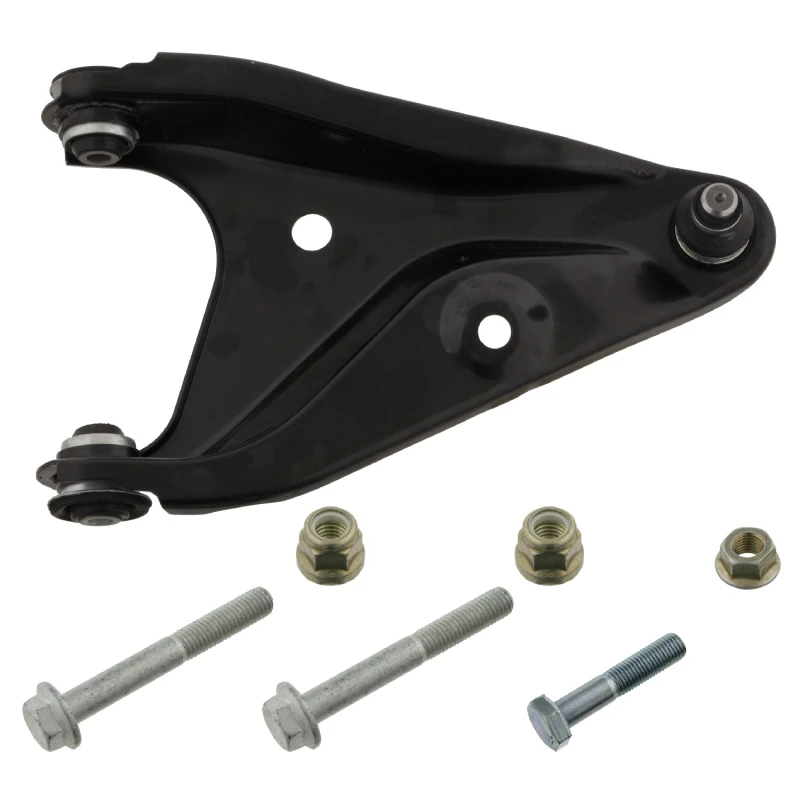Image of FEBI BILSTEIN 40254 Suspension arm Control Arm, Sheet Steel, Lower, with ball joint, with fastening/mounting material Sheet Steel Track Control Arm (2