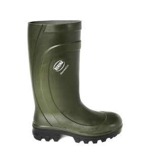Image of Bekina Thermolite Wellington Boots Size 9 Green Ref BNZ030 917309 Up