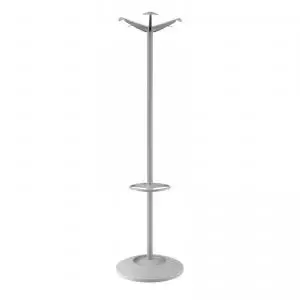 Coat & umbrella stand with 10 coat hooks and 8 umbrella hooks