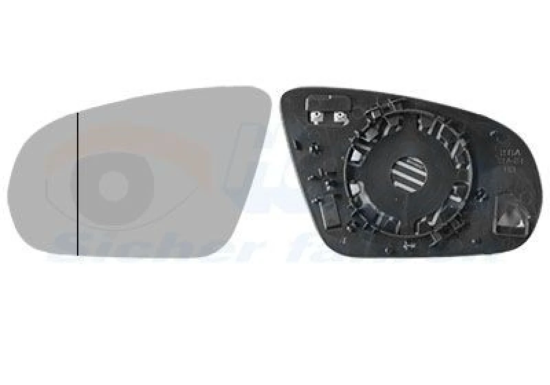 Image of VAN WEZEL Wing mirror glass VAN WEZEL 2956837