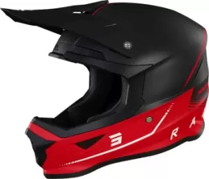 Image of SHOT Furious Raw 3.0 Black Red Matt Offroad Helmet S