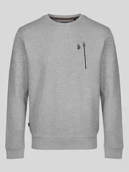 Image of Luke 1977 Paris Crew Sweat, Grey, Size L, Men