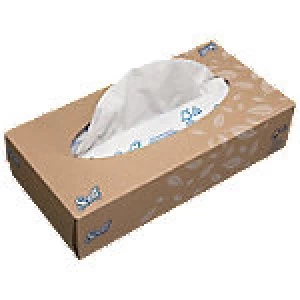 Image of Scott Facial Tissue Box 8837 2 Ply 100 Sheets