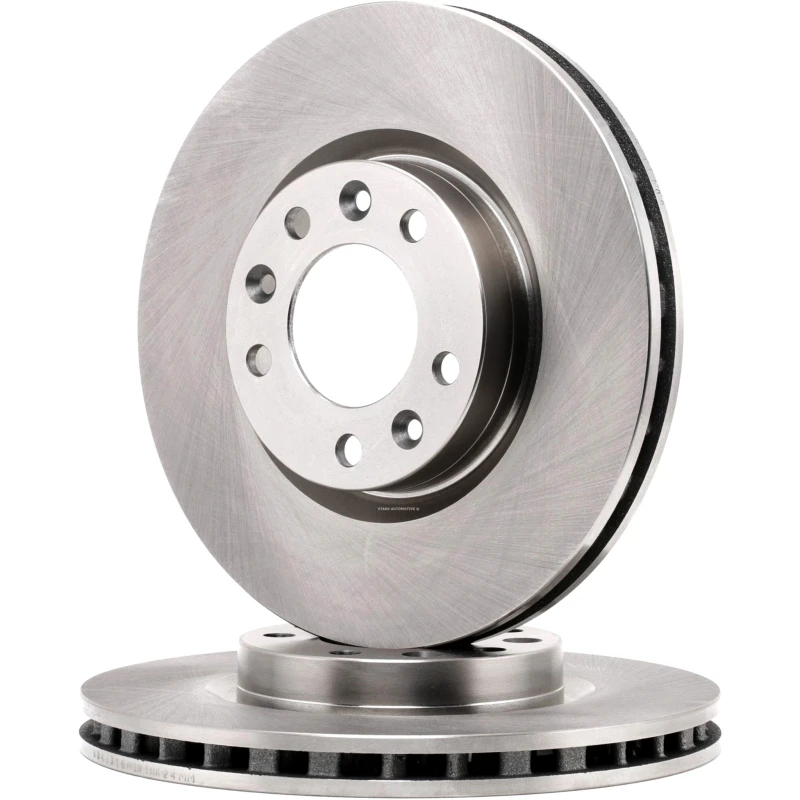 Image of STARK SKBD-0023246 Brake disc Front Axle, Vented, Cast Iron, Uncoated, Untreated, without bolts/screws Cast Iron Brake Disc (82)