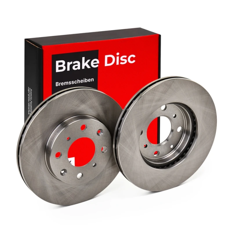 Image of STARK SKBD-0020293 Brake disc Front Axle, Vented, Cast Iron, Uncoated, Untreated, without bolts/screws Cast Iron Brake Disc (82)