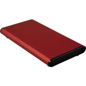 image of Hammond Electronics 1455A1202RD 1455A1202RD Treaded casing 120 x 70 x 12 Aluminium Red