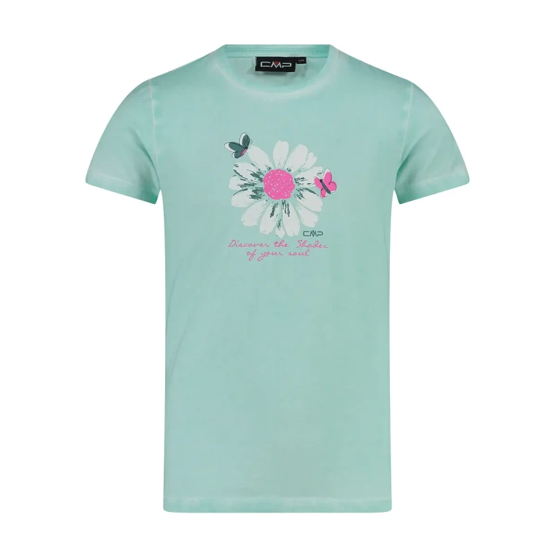 Image of CMP Girl's T-Shirt CMP Vert Female 6 ans