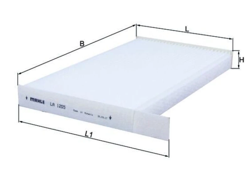 Image of Pollen filter MAHLE LA 1205