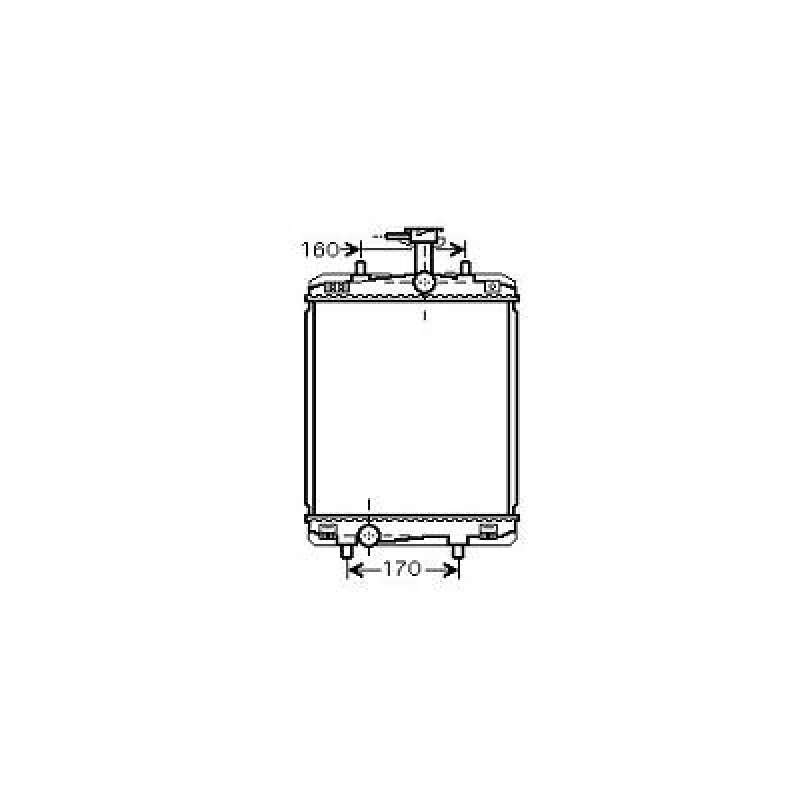 Image of Engine radiator DIEDERICHS DCM3273