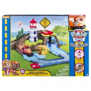 Image of PAW PATROL Roll Patrol Lighthouse Rescue Track Set