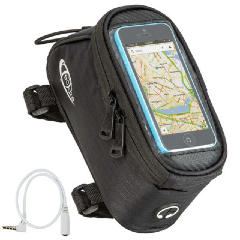 Image of Tectake Phone Holder For Bike 18 X 8.5 X 8.5cm - Black