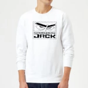 Image of Samurai Jack Stylised Logo Sweatshirt - White - L