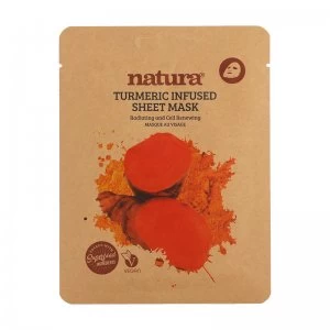 image of Natura Turmeric Infused Sheet Mask