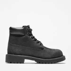Image of Timberland Premium 6" Boot For Youth In Black Kids, Size 12