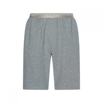 image of Calvin Klein Sleep Shorts Mens - Grey Hthr P7A