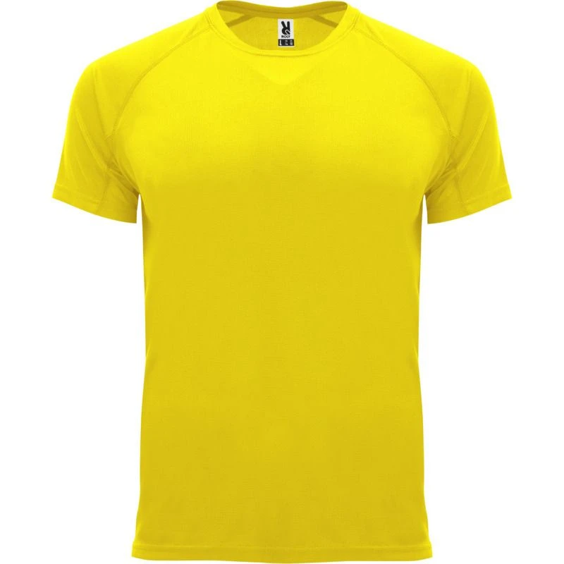 Image of ROLY Bahrain Sports T-Shirt in Yellow Size: 4 Years Yellow Unisex 4 Years