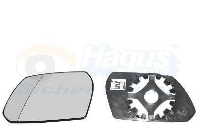 Image of VAN WEZEL Wing mirror glass VAN WEZEL 1828838