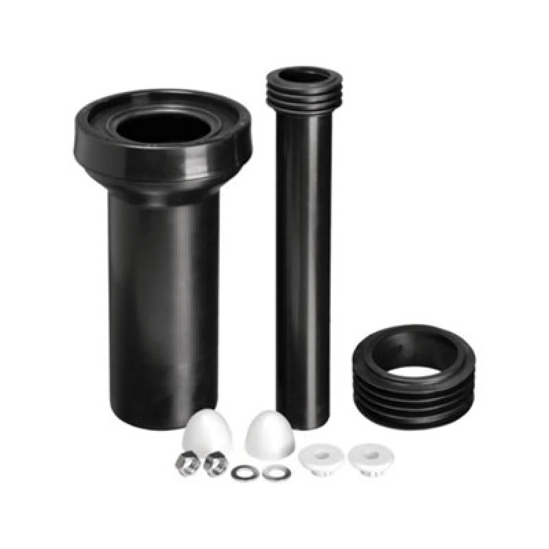 Image of Mcalpine Fpkit-3 Wc Frame Connector Kit Comprising Wc Connector With 90mm Plain End, 110mm Outlet Seal, Flush Pipe