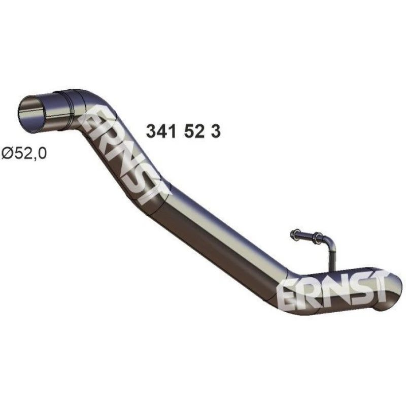 Image of ERNST 341523 Exhaust Pipe Rear, Length: 690mm Exhaust Pipe (17)