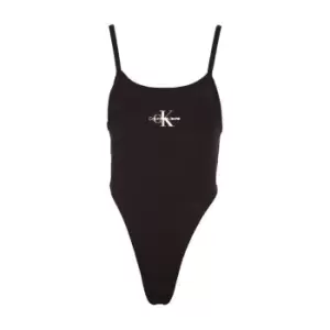 Image of Calvin Klein Jeans Seasonal Monogram High Leg Body - Black