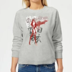 Image of Marvel Knights Elektra Assassin Womens Sweatshirt - Grey - L