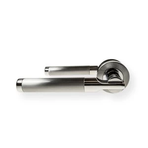 Image of LocksOnline Lydia Lever Door Handle on Round Rosette