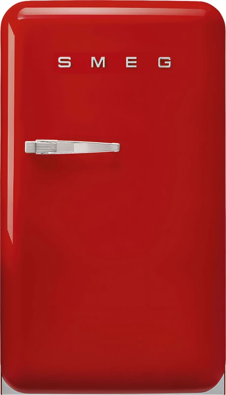 Image of Smeg 50s Style Right Hand Hinged Home Bar FAB10HRRD6 97cm Fridge - Red - D Rated