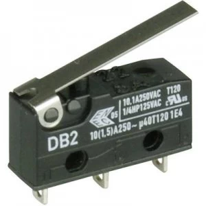 Image of Cherry Switches Microswitch DB2C A1LC 250 V AC 10 A 1 x OnOn momentary