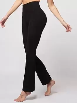 Image of TLC Sport Performance Medium Compression Bootleg Legging - Black, Size S, Inside Leg 34, Women