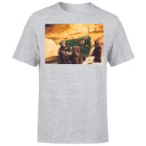 Image of Star Wars Christmas Jawa Tree Grey T-Shirt - L