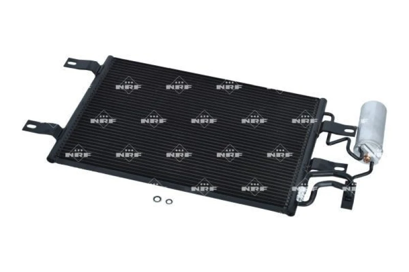 Image of NRF 35646 Condenser EASY FIT with seal ring, with nitrogen filling Aluminium Condenser,air conditioning (448)