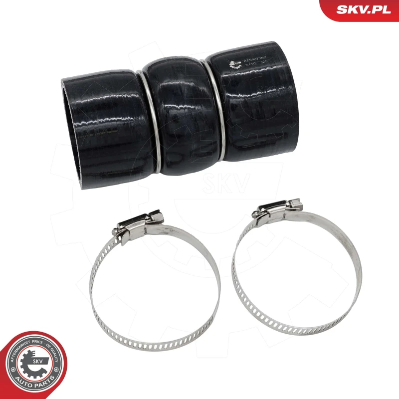 Image of ESEN SKV 87SKV362 Turbocharger Hose without clamp, with quick coupling, Silicone Silicone Charger Intake Hose (3314)