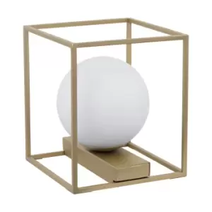 Image of Eglo Vallaspra Table Lamp, Champagne