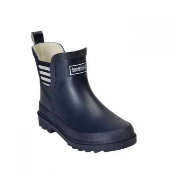 Image of Regatta Harper Junior Ankle Wellington - Navy/White