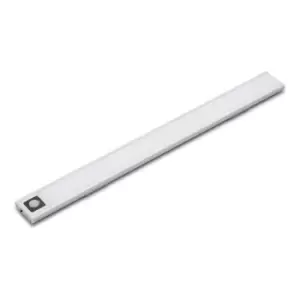 image of Culina Rechargeable LED 400mm Under Cabinet Light 2W Cool White Opal and Silver