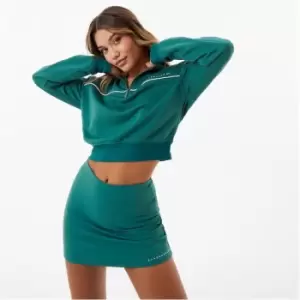 Image of Slazenger ft. Wolfie Cindy Quarter Zip Track Top - Green