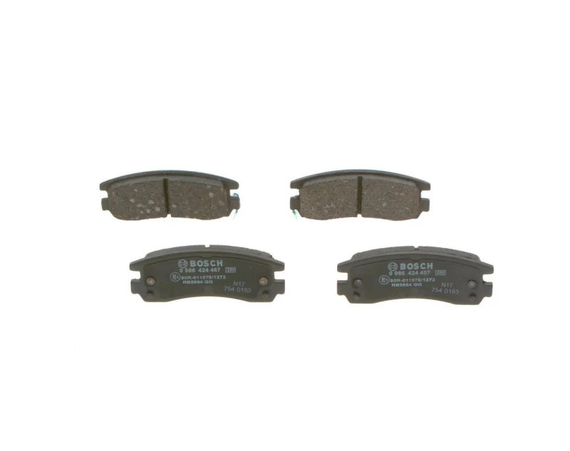 Image of Brake pad set Bosch 0 986 424 467