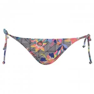 Image of ONeill Tie Side Bikini Bottoms Ladies - Black Graphic