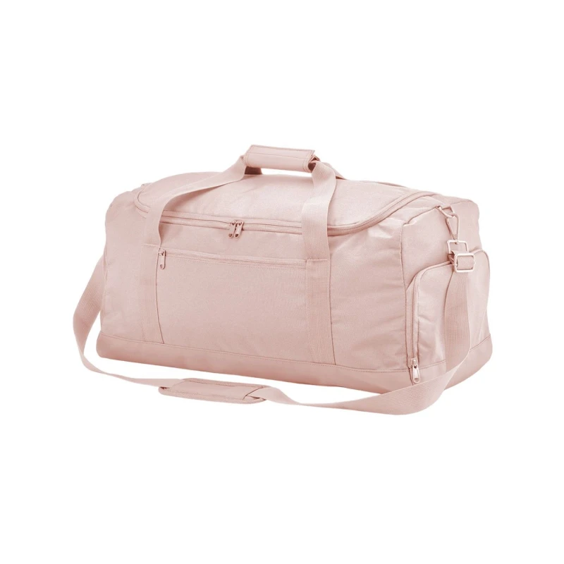 Image of Bagbase Mens Plain Training 35L Holdall in Light Pink Light Pink Male