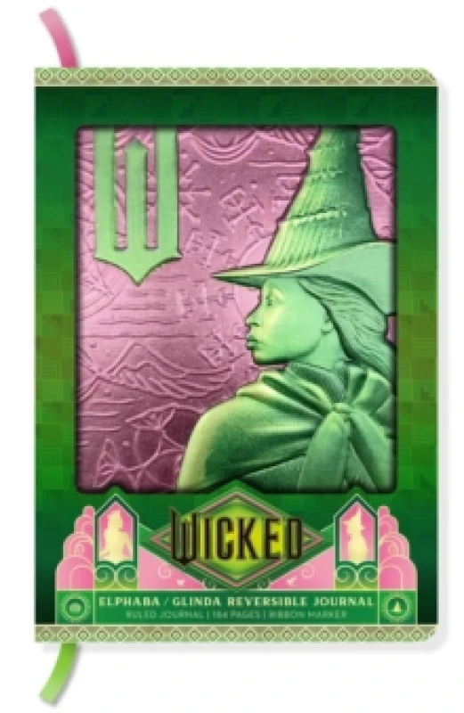 Image of Wicked: Elphaba / Glinda Reversible Sculpted Journal Hardback